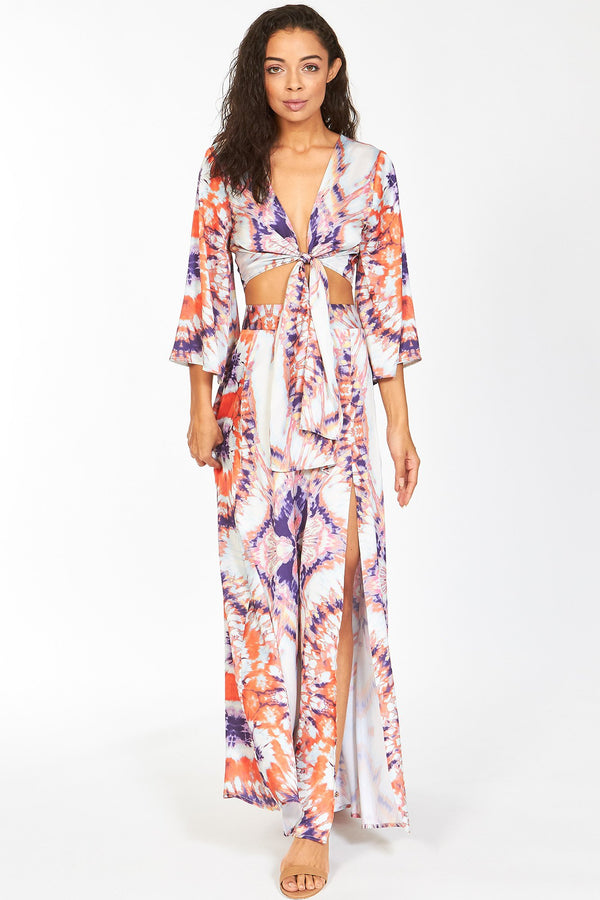 Tie Dye Nirvana Long Skirt
